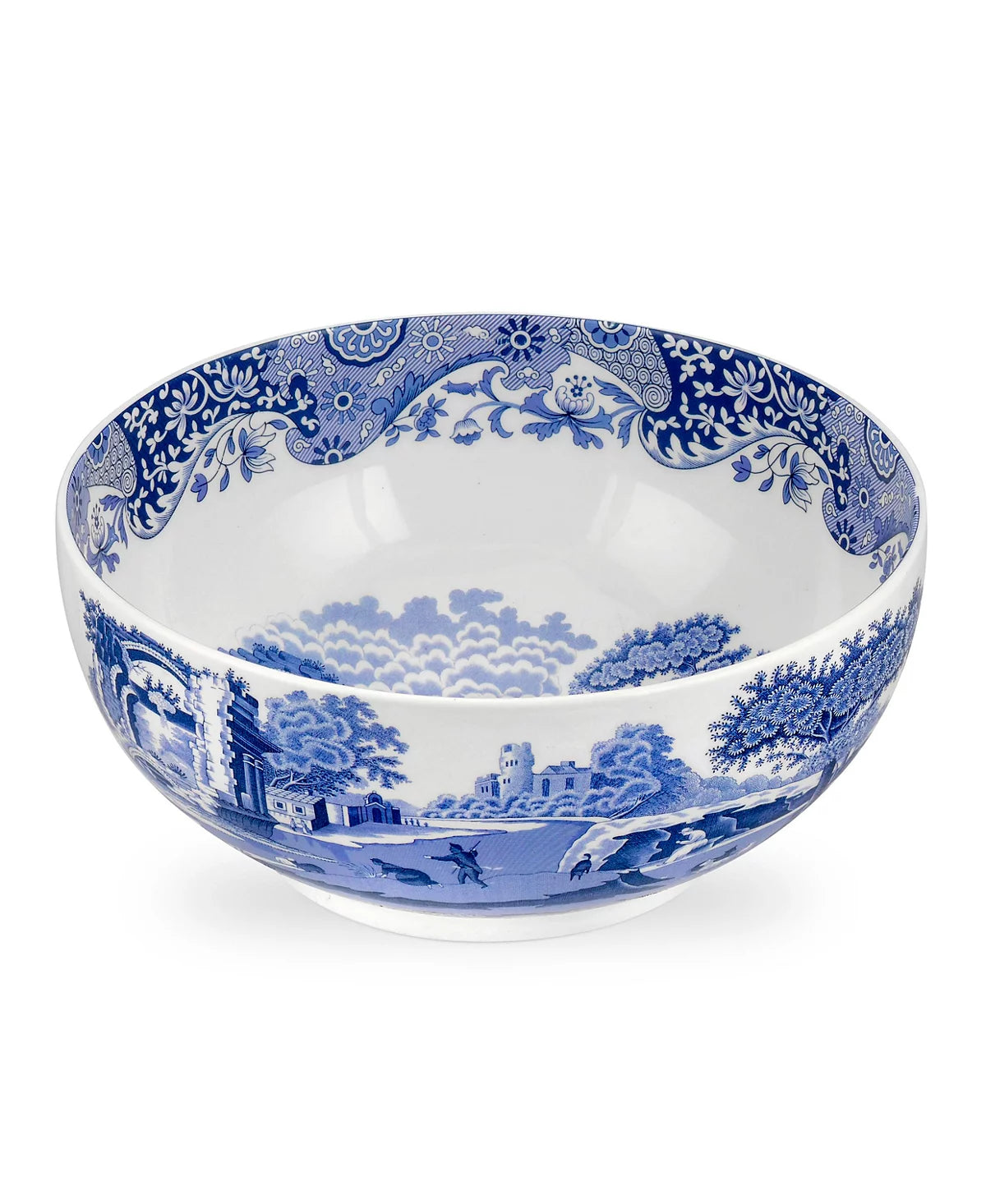 Blue Italian - DEEP ROUND BOWL 10.75"