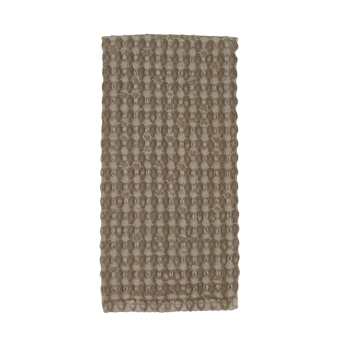 WAFFLE WEAVE TOWEL - TAN