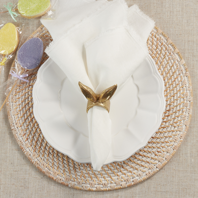 Bunny Ears Napkin Ring S/4