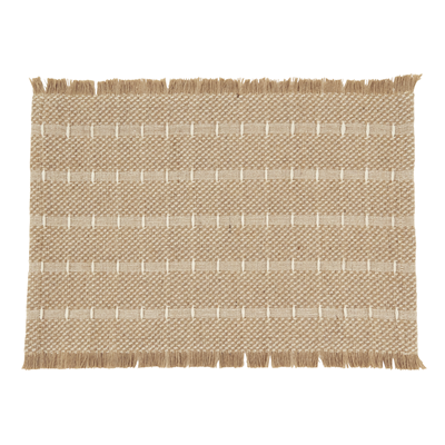 Woven Stripe Placemat - Natural