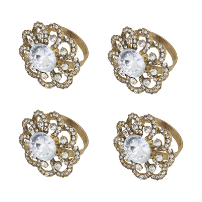 Jewel Napkin Ring S/4