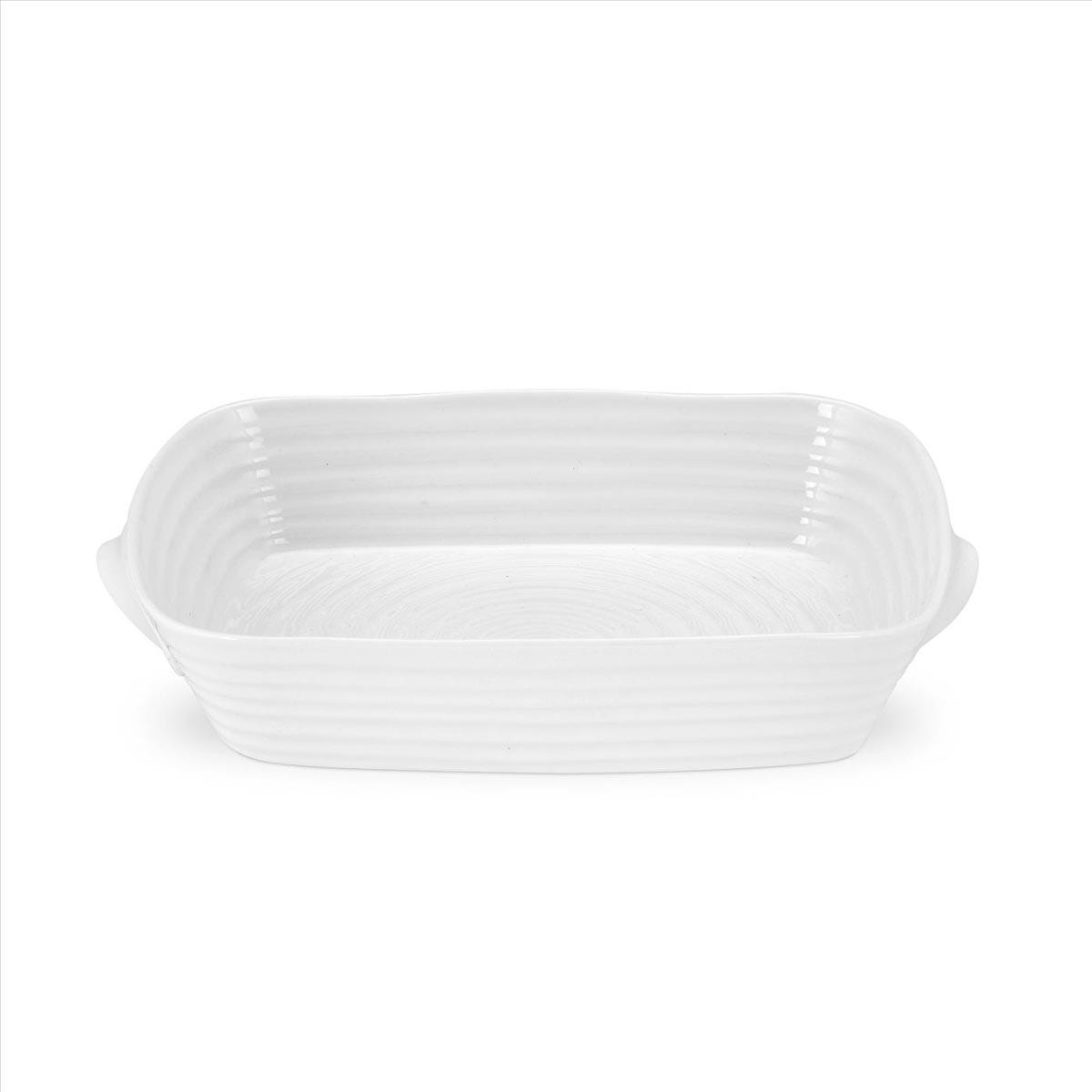Sm Hndl Rect Rst Dish 10.75"