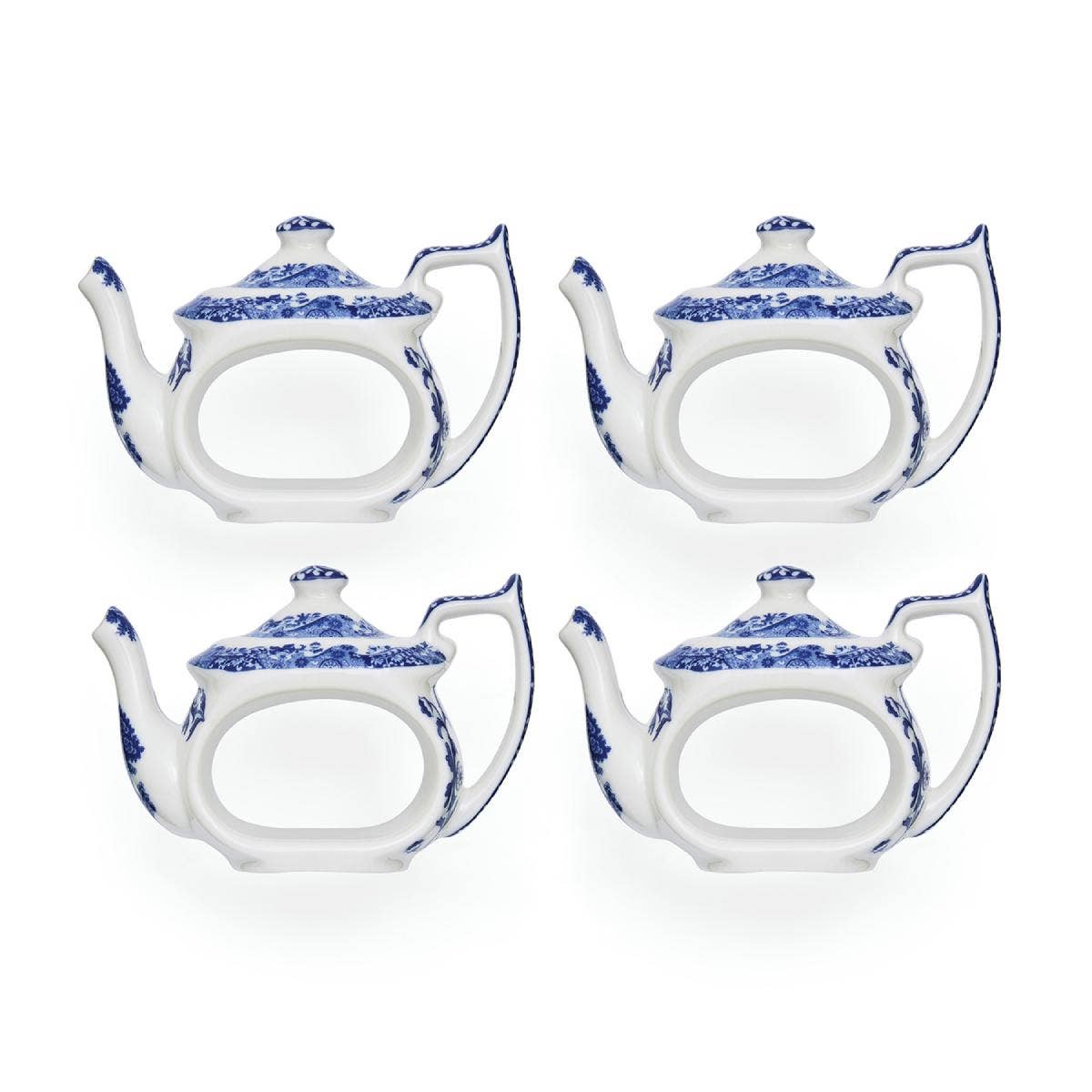 Teapot Napkin Rings S/4