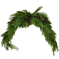 Mixed Christmas Cypress Swag/Garland 82''