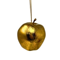 Old World Apple Ornament - Antique Bronze 3"