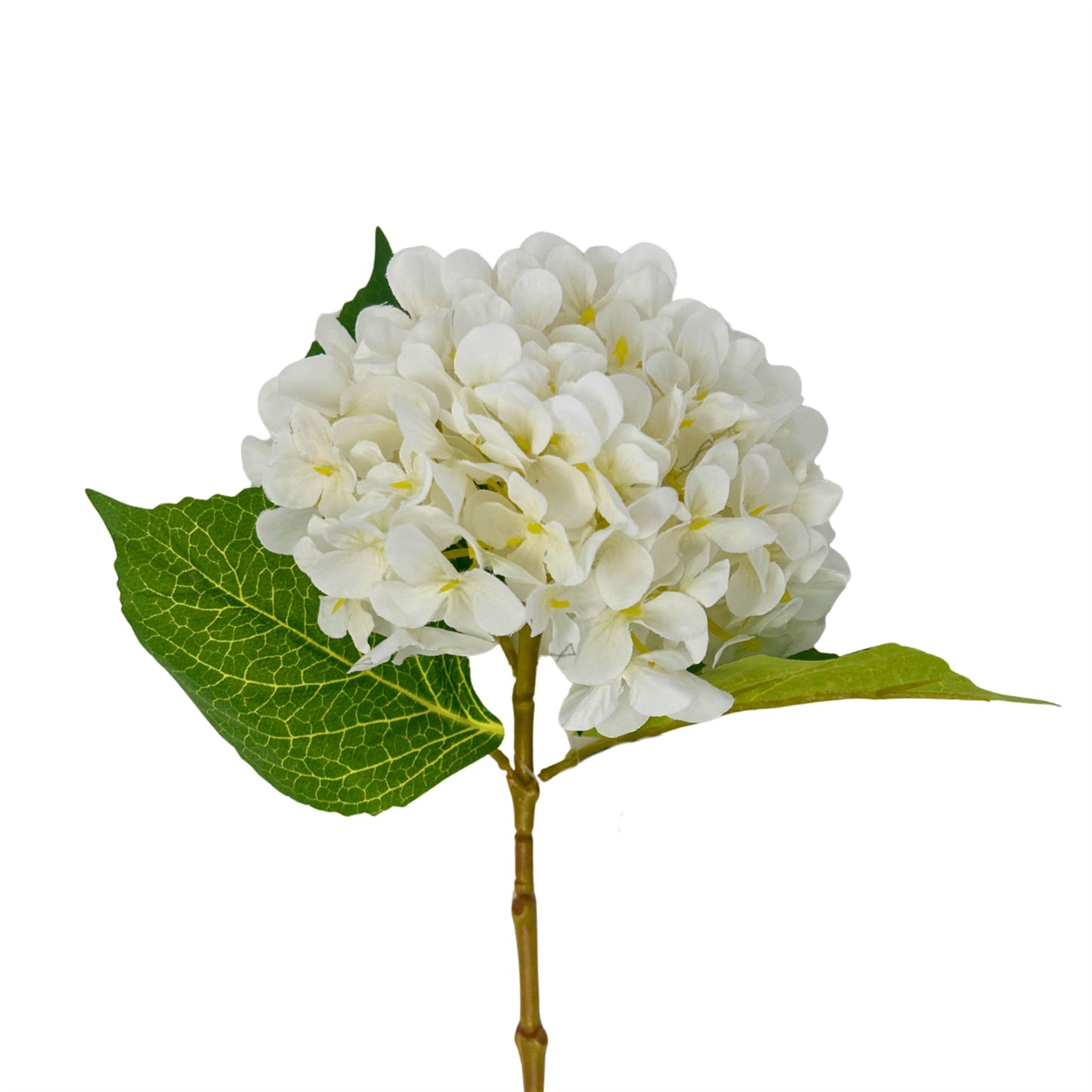 Full Garden Hydrangea Stem - White 21''