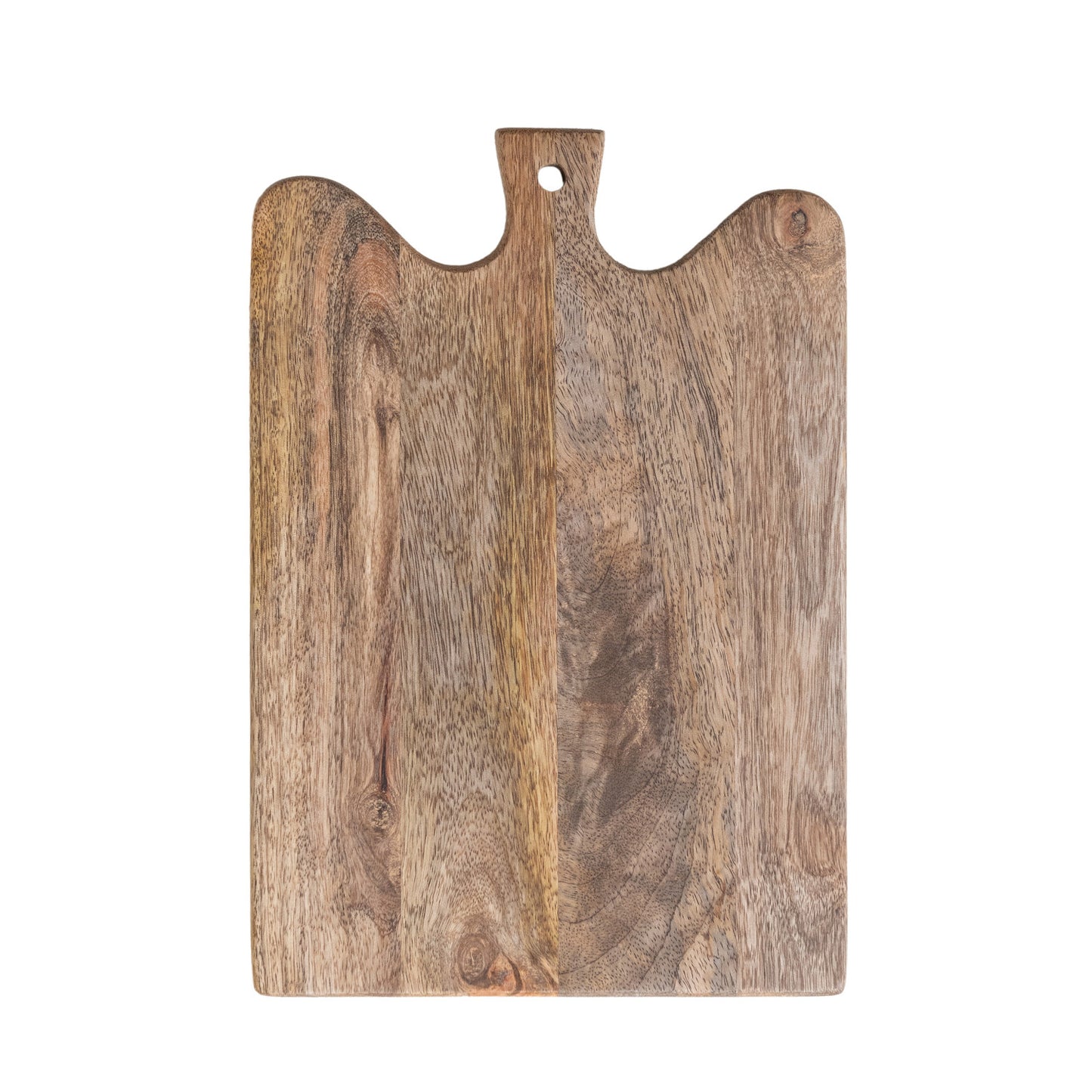 Mango Wood Curved Serving Board with Handle