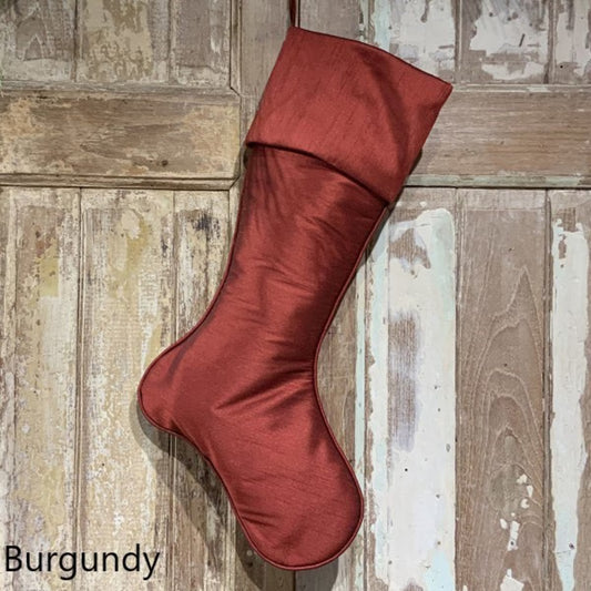 25" Dupion Stocking