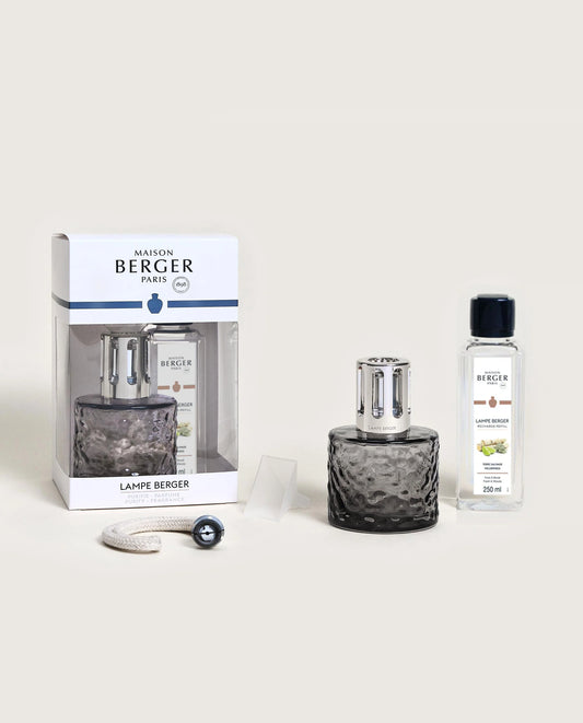 Mirage Black Fragrance Lamp Gift Set with Wilderness