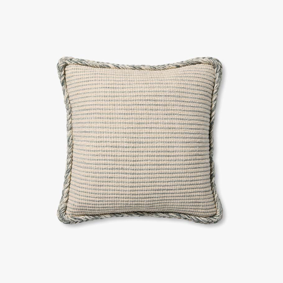 Natural / Blue Down Pillow
