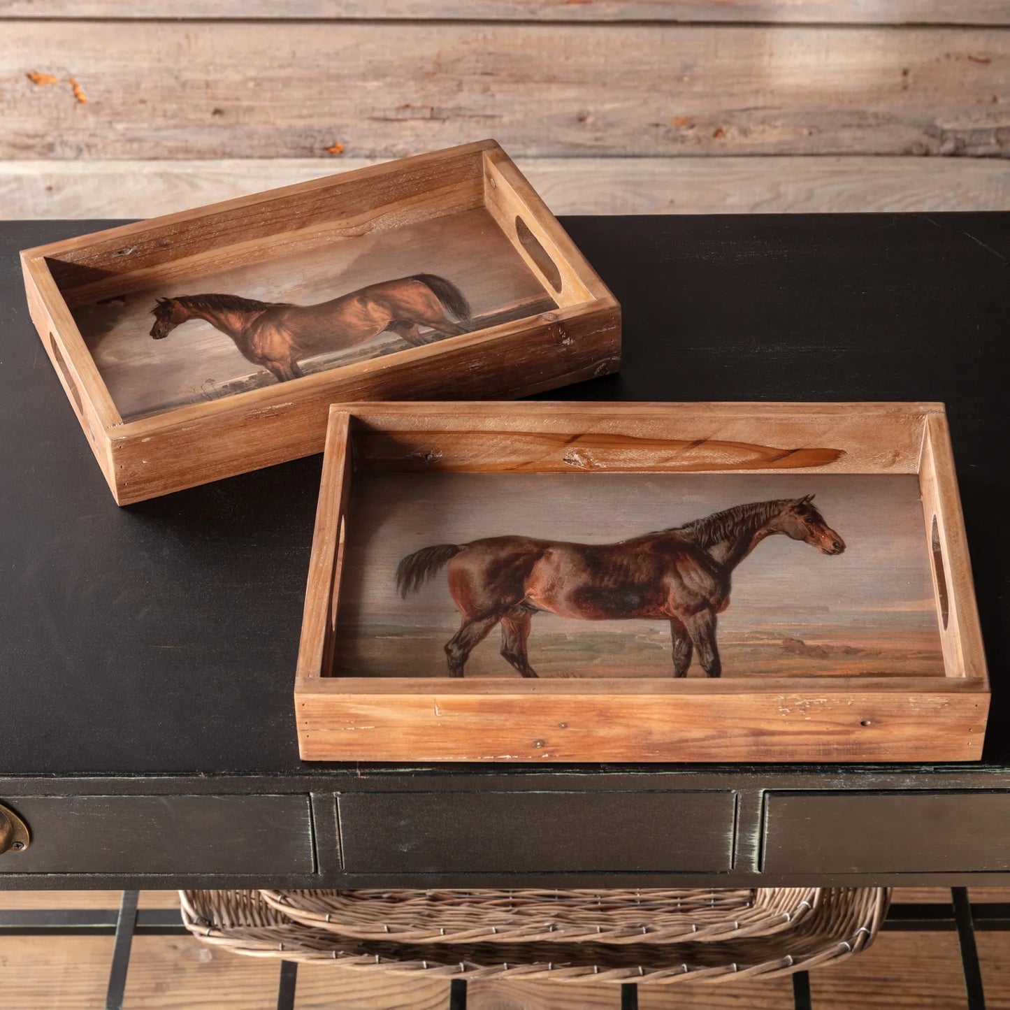 BELMONT WOODEN TRAYS