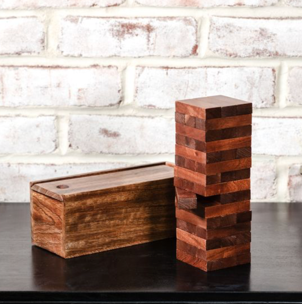 Mango Wood Jenga Game
