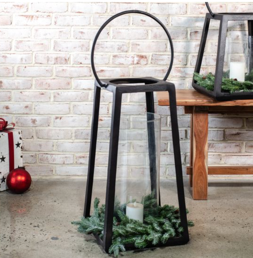 Oxidized Bronze Lantern