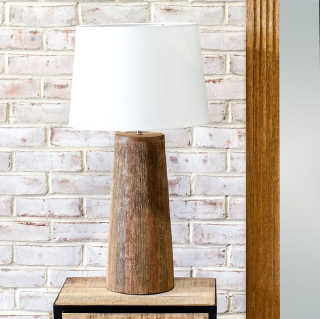 Natural Mango Wood Lamp