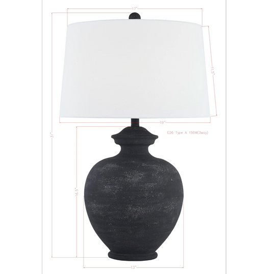Memphis Table Lamp - Black