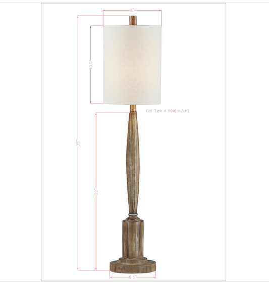 Crawford Buffet Lamp