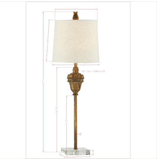 Stephanie Buffet Lamp
