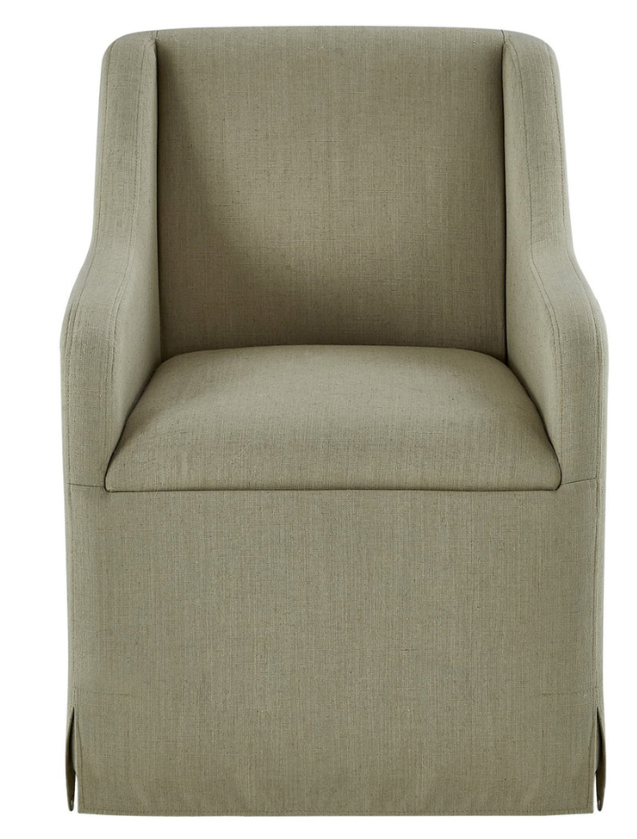 Barber Dining Chair on Casters