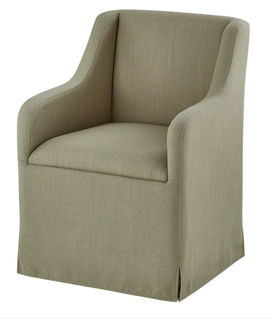 Barber Dining Chair on Casters