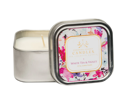 White Tea & Violet Soy Lotion Candle