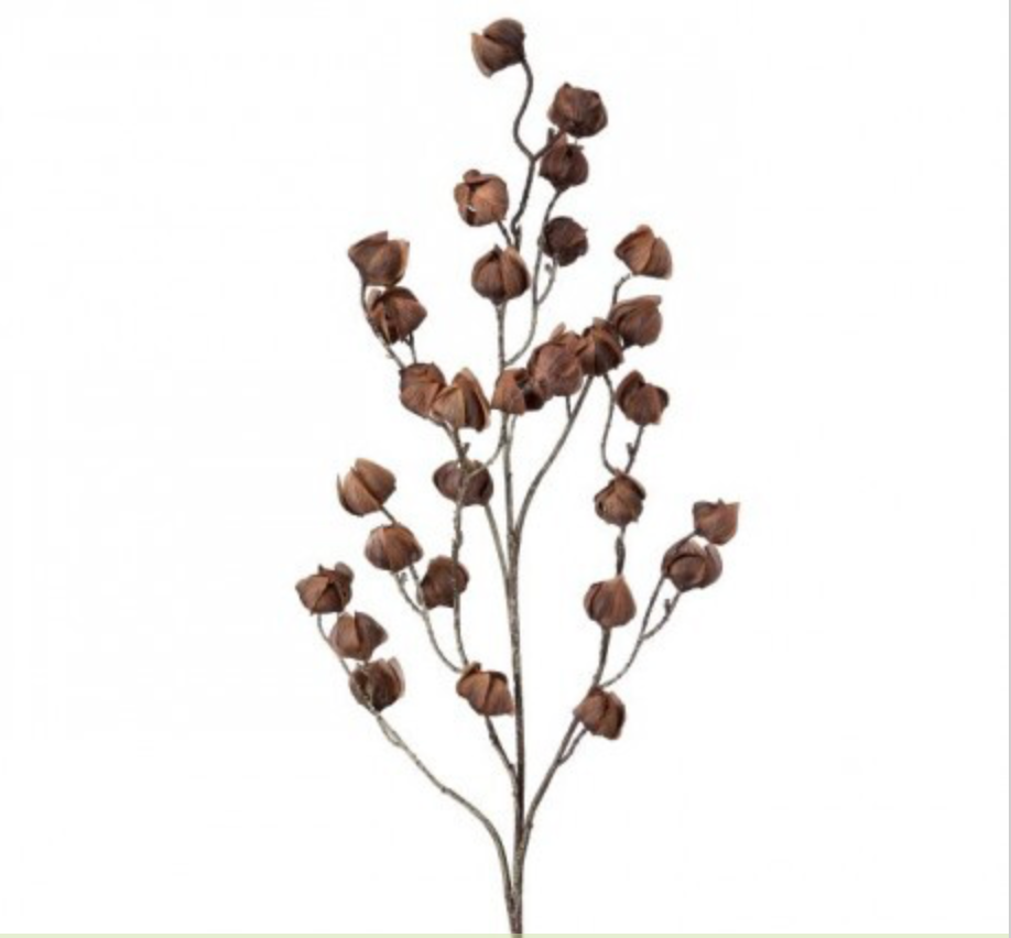 39" AUTUMNAL CHINESE LANTERN SPRAY