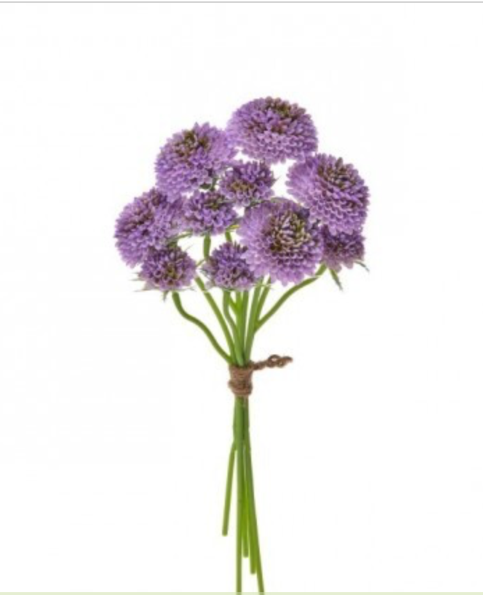 14" SCABIOSA BUNDLE - Lavender