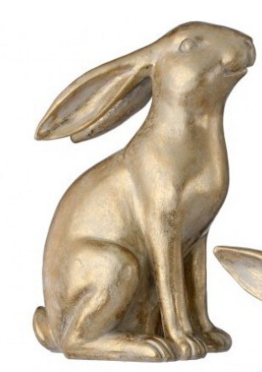 RESIN GOLDEN BUNNY