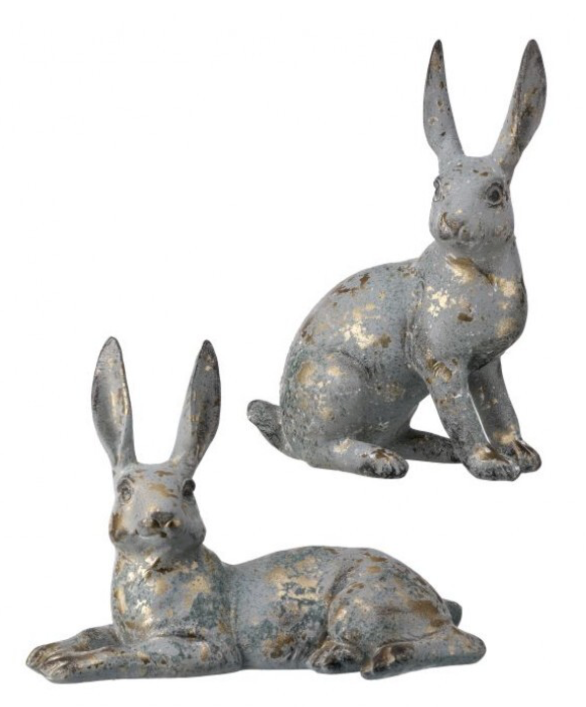 RESIN SIT/LAY RABBIT 11.5"