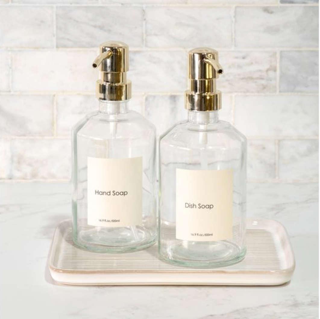 CLEAR SOAP PUMPS