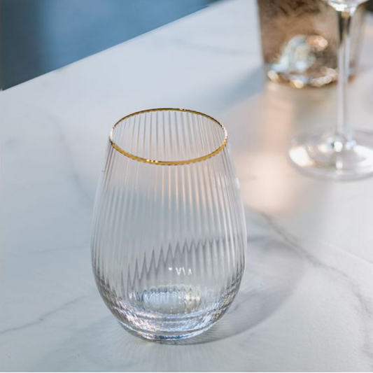 Gold Rim Glass