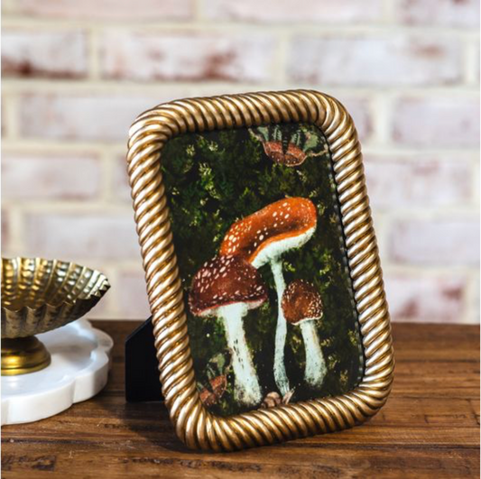 GOLD CORD PHOTO FRAME