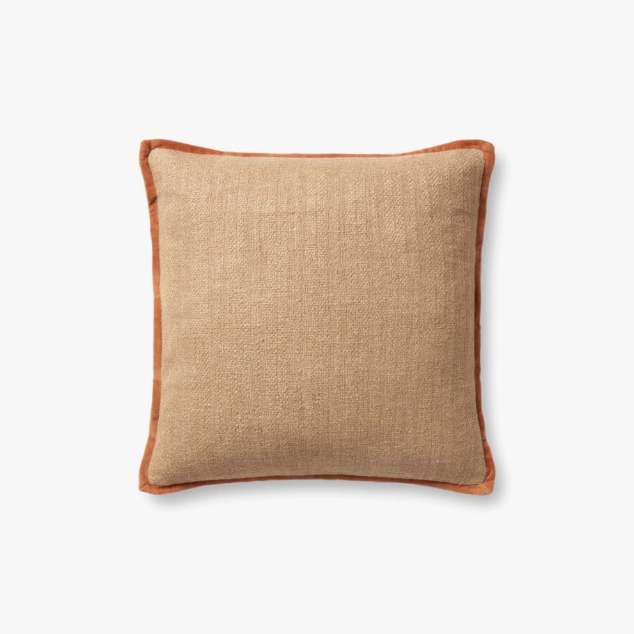 Aveline Natural/Rust Down Pillow