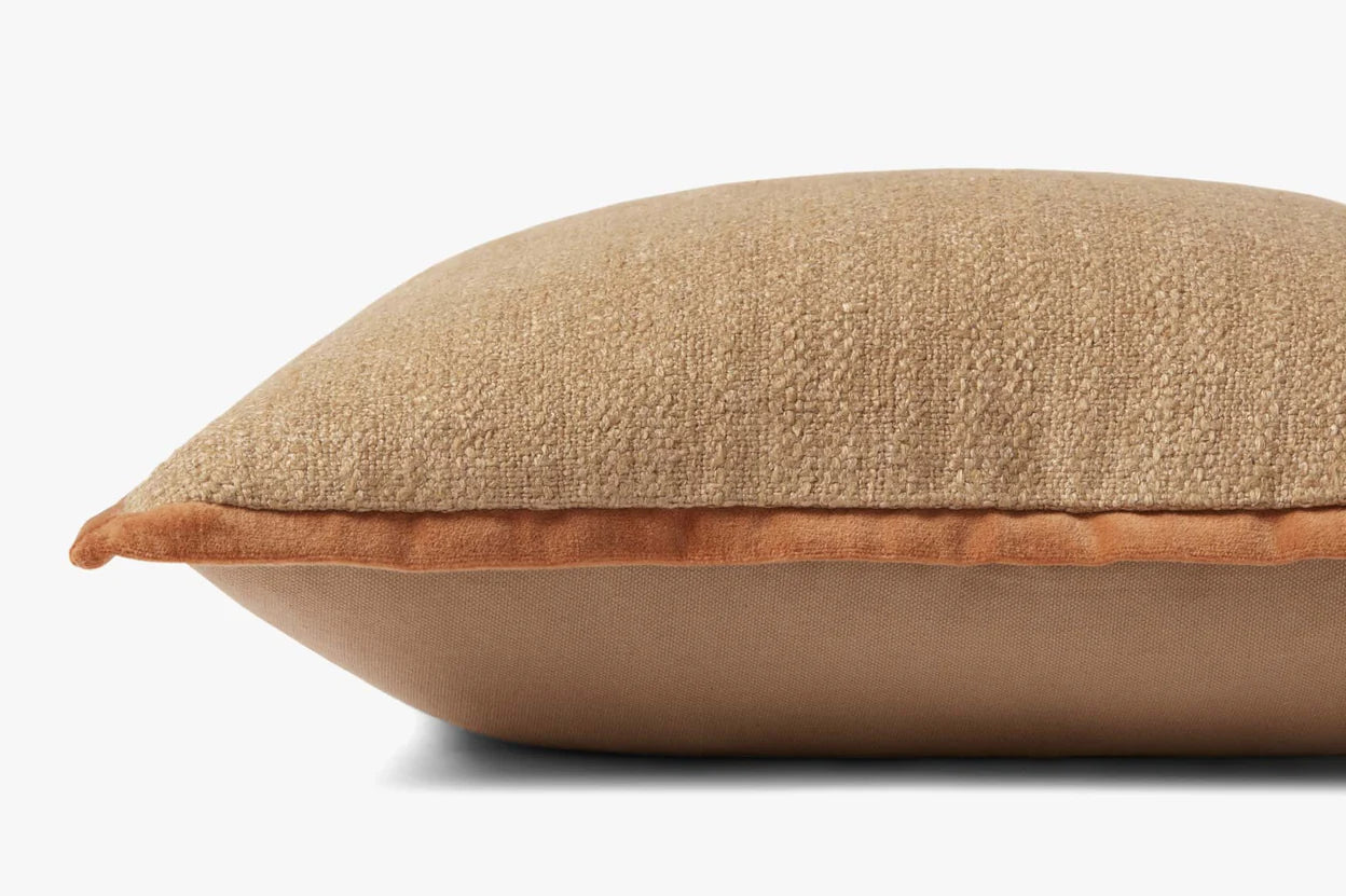 Aveline Natural/Rust Down Pillow