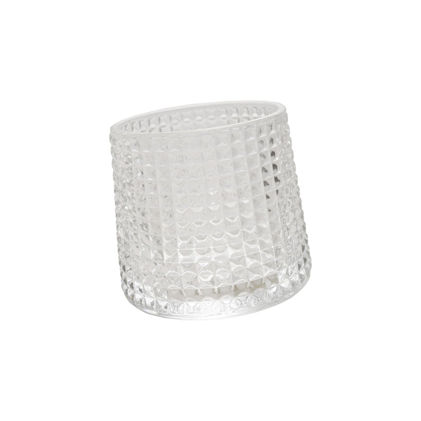 4 oz. Embossed Spinning Whiskey Drinking Glass