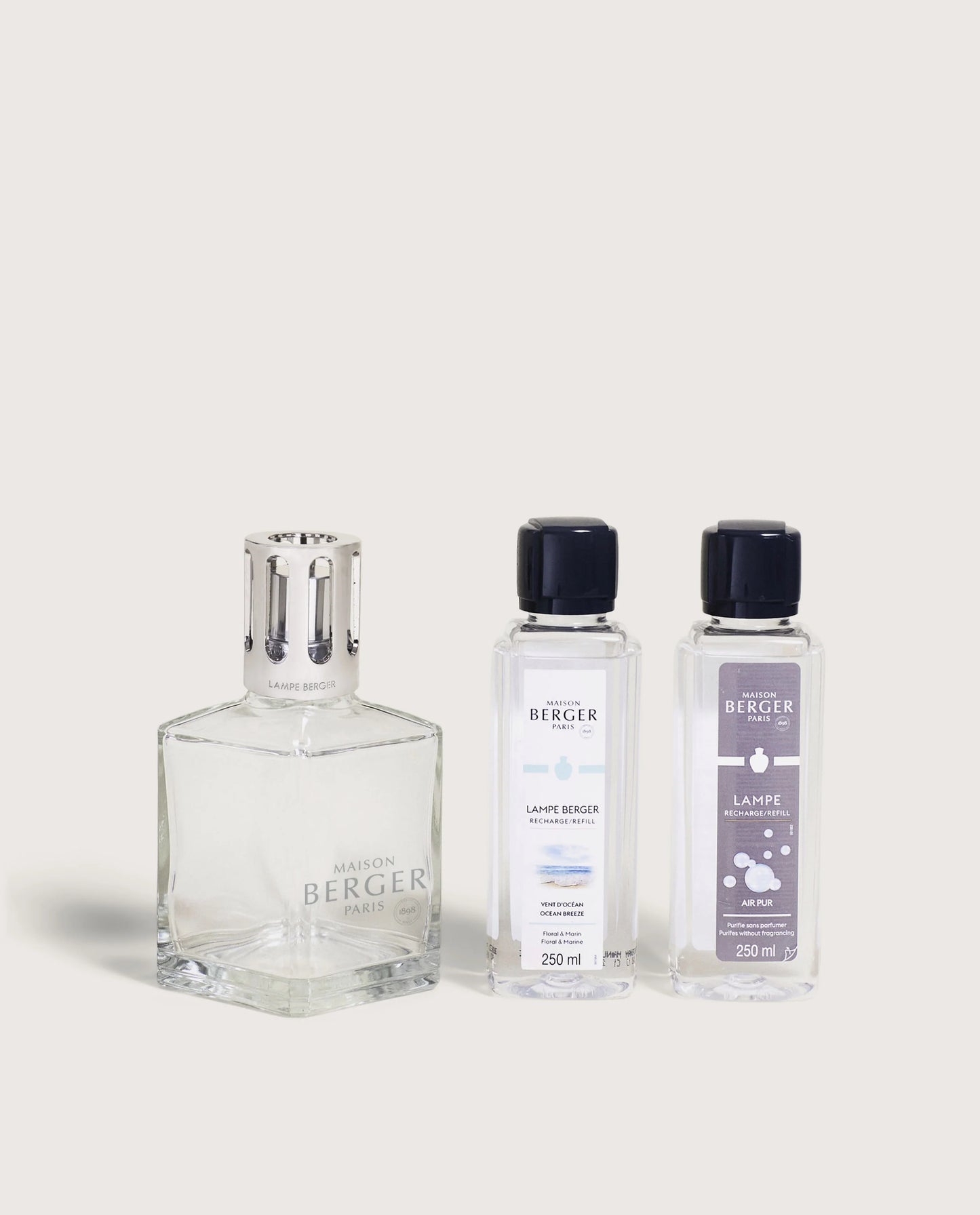 Essential Square Lamp Ritual Starter Kit with Air Pur So Neutral + Ocean Breeze