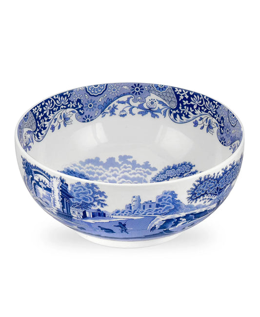 Blue Italian - DEEP ROUND BOWL 10.75"