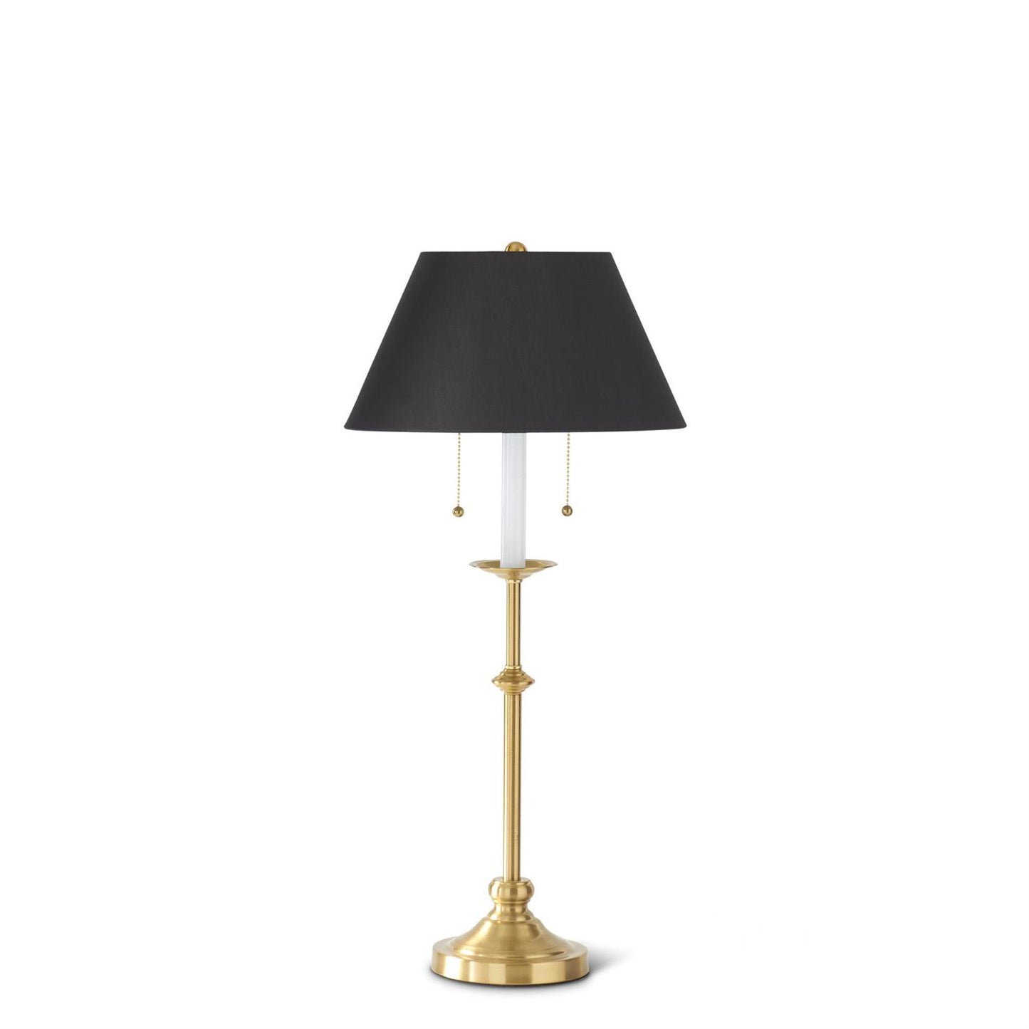 39.5" Antique Brass Metal Lamp