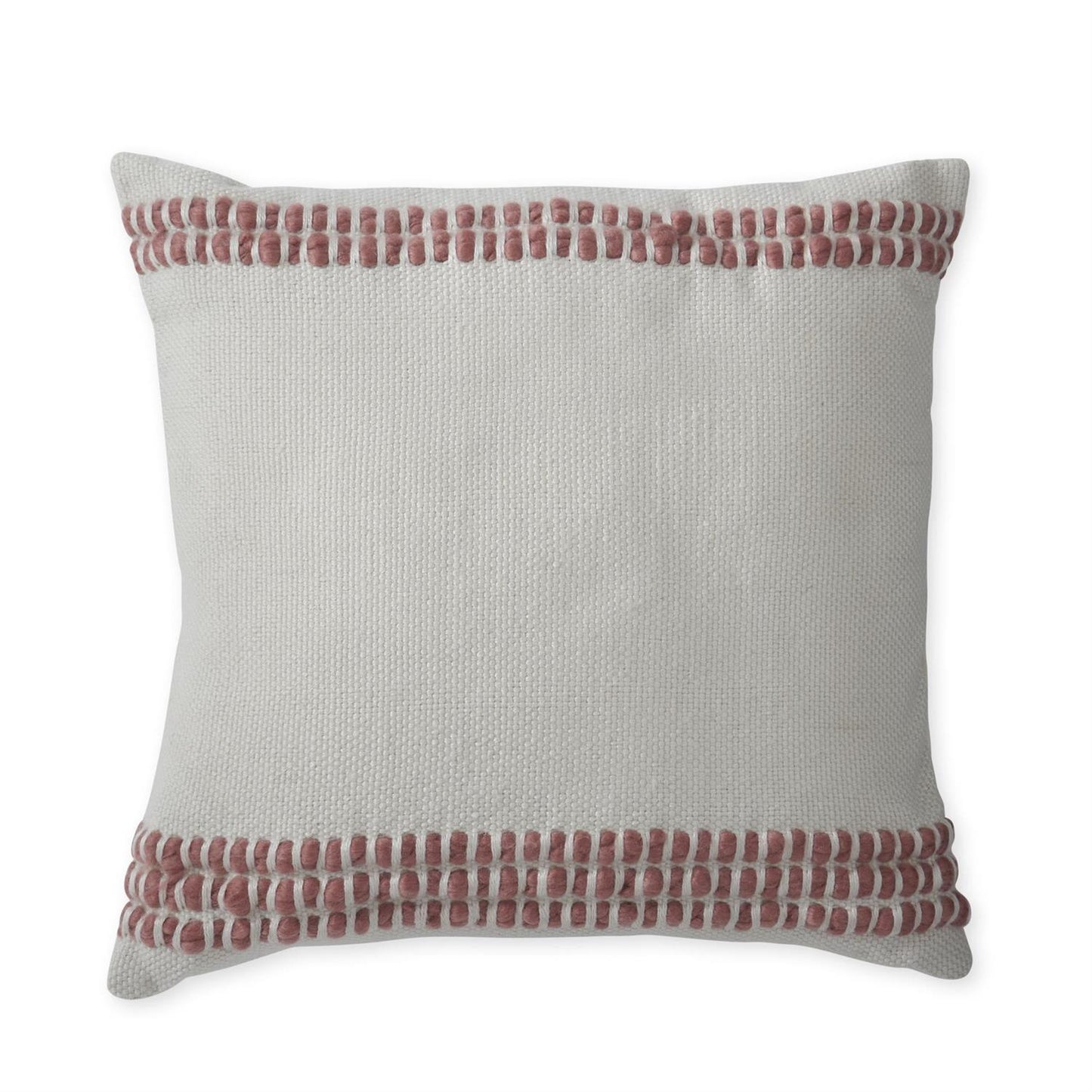 20" Square Wool Blend Woven Pillow
