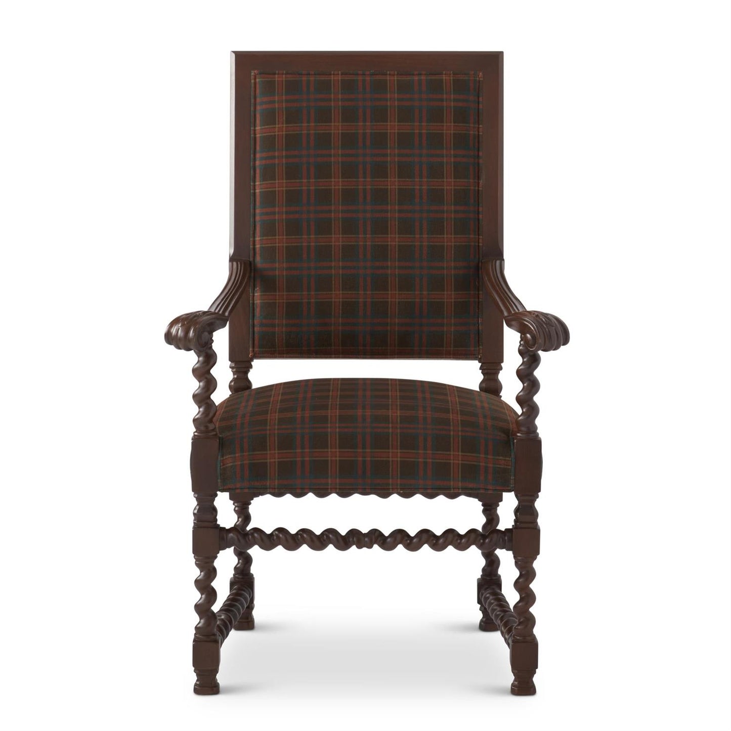 Donal Chocolate Twist Arm Chair