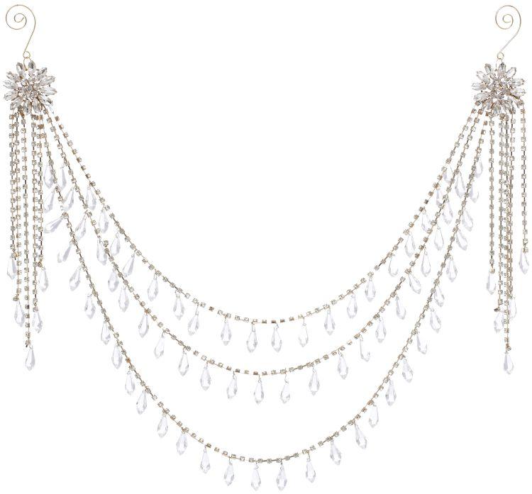 2024 - Hanging Jeweled Swag - 21.5"