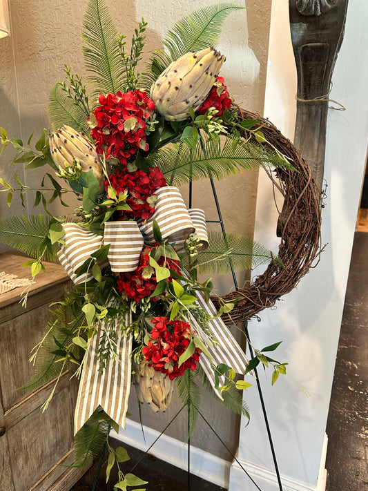Rhapsody in Red 24" Wreath