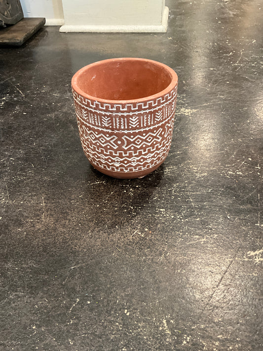 Aztec Terra Cotta Pot