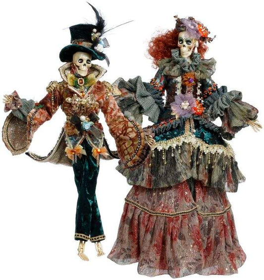Mr. and Mrs. Skeleton, Set/2, 27"