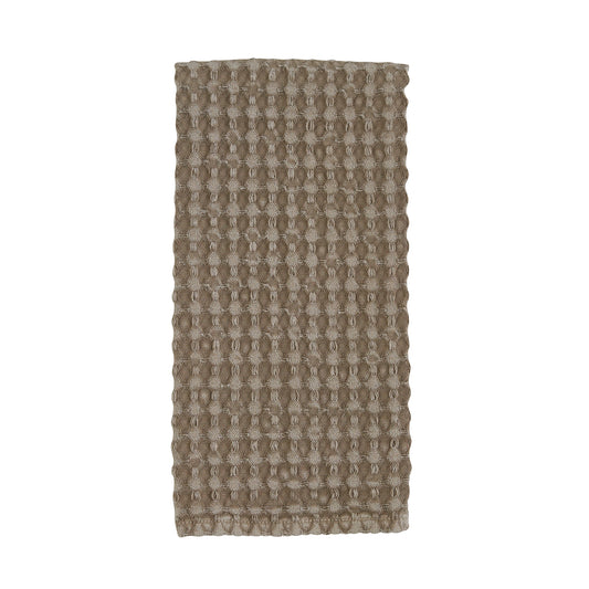 WAFFLE WEAVE TOWEL - TAN