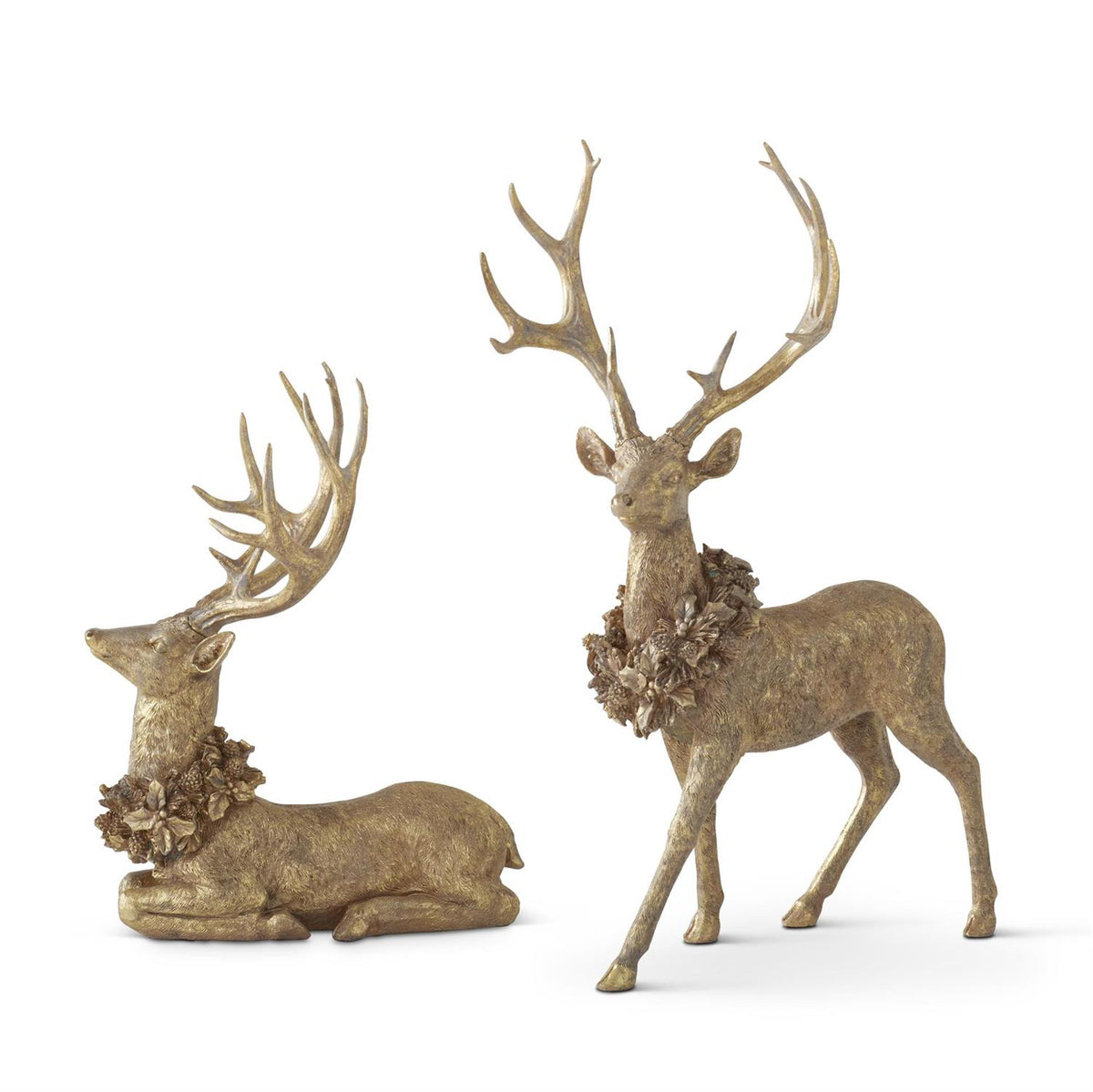 GOLD RESIN DEER