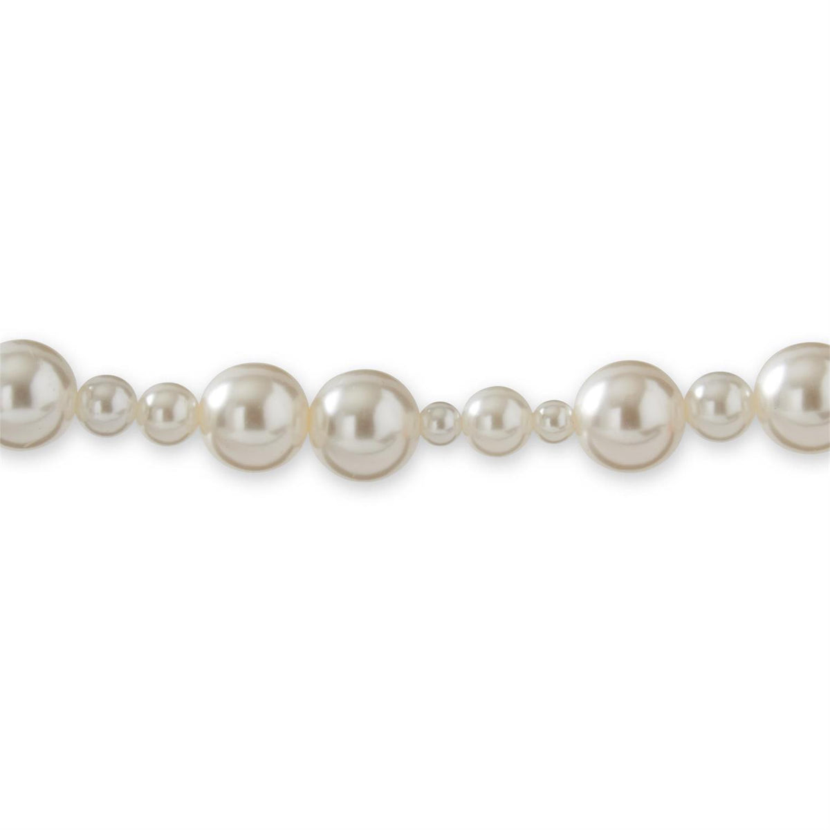 72" White Pearl Bead Garland