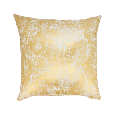 Metallic Foil Print Pillow - Down Filled
