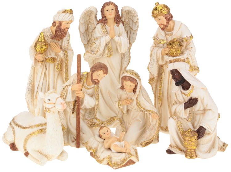 Glorious Nativity, Set of 8 - 2 - 8 Inches