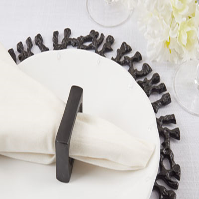 Rectangle Napkin Ring S/4