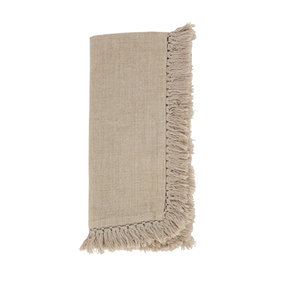 Stonewashed Fringe Napkin